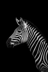 Fototapeta na wymiar a close up of a zebra