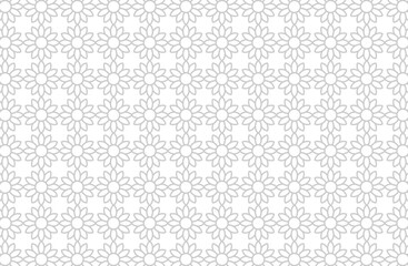 floral and plant seamless pattern background