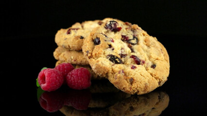 Dried fruits chip cookies