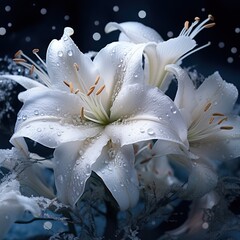 white lily flower