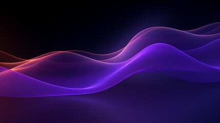 Obraz premium An abstract background of purple light and mesh technology. Generative AI. 