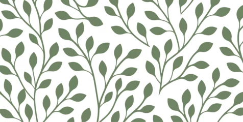 Gardinen Pflanzen Muster  leaf pattern Seamless Elegant abstract background   © pickypix