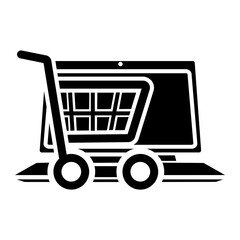 Shopping and Web icon