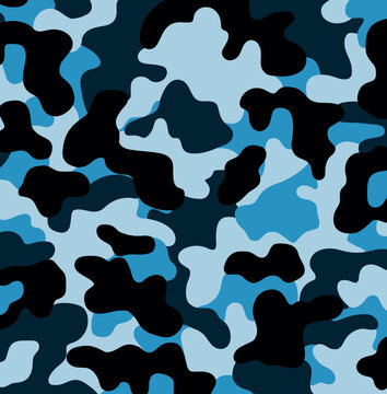 Camuflagem militar azul (Blue military camouflage)	
