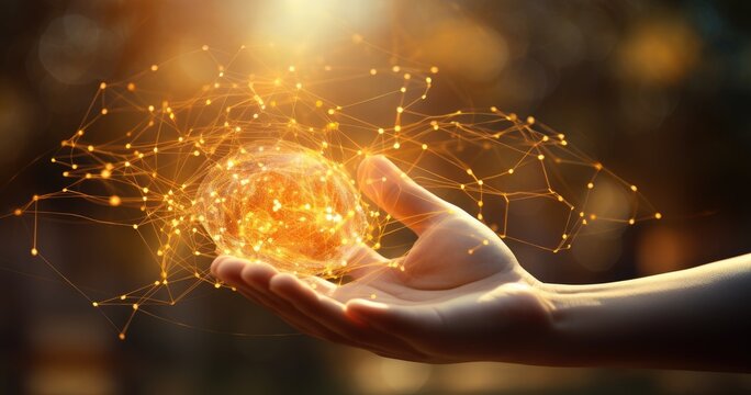 A Person Holding a Spherical Object in Their Hand