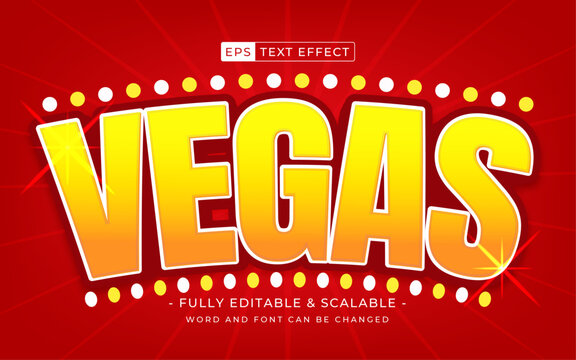 Vegas editable text style effect - game text style theme