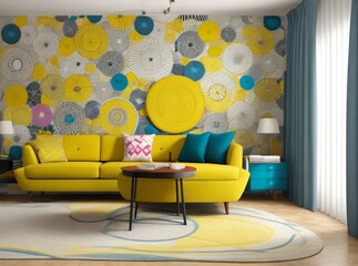 living room, for inspiration, for composing designer work, desktop background, video call background, commercial work and more.