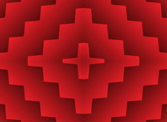 Obraz premium Red abstract background. Celebration, holiday, invitation, banner, poster, greeting card, party.