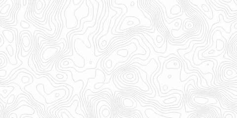 Abstract background with waves Topographic map. Geographic mountain relief. Abstract lines background. Contour maps. Vector illustration, Topo contour map white background, Topographic contour line.