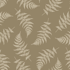 Seamless pattern with fern leaves © Lisla
