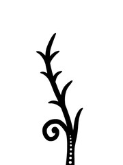 Black died tree silhouette. Died tree isolated on white, exclusive vector art, upscaling vector art, sketchboard drawing tree branches isolation. Premium vector jpeg files