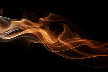 Abstract colorful smoke in motion. Smoke, Cloud of cold fog in black background. Light, white, fog, cloud, black background