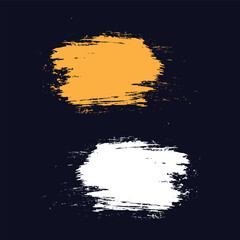 Hand drawn set of creative brush vector illustration. ink splat