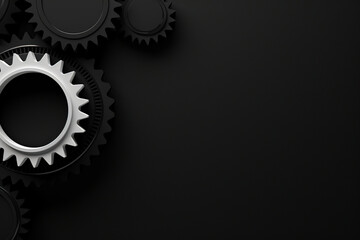 Abstract gear wheel mechanism background, machine and engineering tool equipment technology