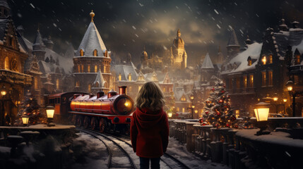 Naklejka premium Christmas photo