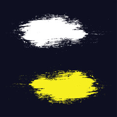 Bundle of brush stroke illustration and vector ink grunge brush stroke. splat