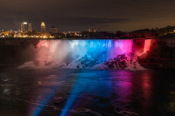 Naklejka na ściany i meble Niagara falls night