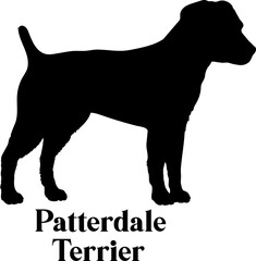 Patterdale Terrier. Dog silhouette dog breeds logo dog monogram logo dog face vector
SVG PNG EPS