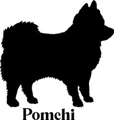 Pomchi. Dog silhouette dog breeds logo dog monogram logo dog face vector
SVG PNG EPS