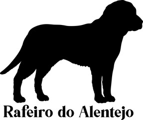 Rafeiro do Alentejo. Dog silhouette dog breeds logo dog monogram logo dog face vector
SVG PNG EPS