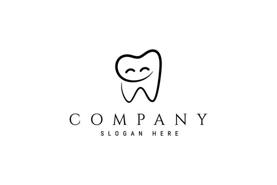 Premium Vector | Smile dental logo template design