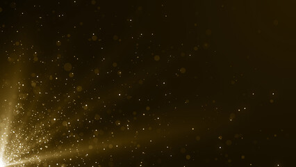 Particles bokeh abstract gold event awards trailer titles cinematic concert openers luxury celebration background
