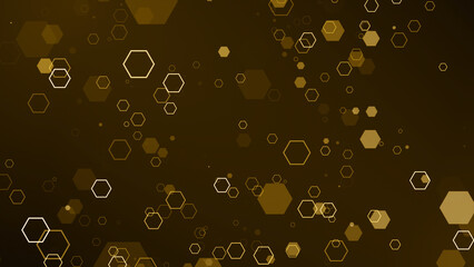 Particles hex event game trailer titles cinematic openers digital technology background