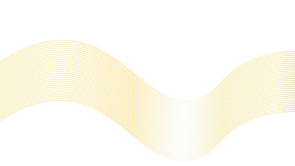 Abstract wave element for design. Digital frequency track equalizer. Stylized line art background. Vector illustration. Wave with lines created using blend tool. Curved wavy line