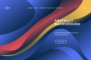 Navy Blue Aesthetic Abstract Background modern template is perfect for your next brochure, website, mobile app, leaflet, flyer, or cover template