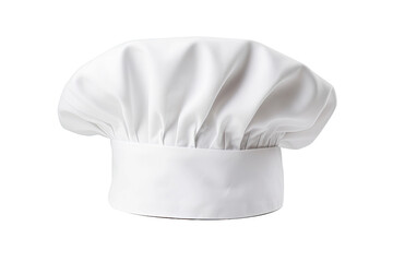 A chef hat isolated on a white background