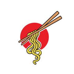 noodle pasta with chopsticks, asian noodle