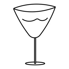 cocktail martini alcohol tropical drink icon line