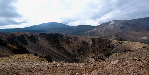 【福島】吾妻小富士から見る浄土平湿原（秋）
