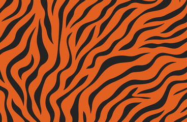 tiger skin stripes pattern background