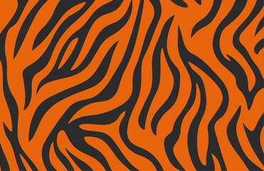 tiger skin stripes pattern background