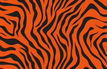 tiger skin stripes pattern background