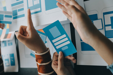 ux Graphic designer creative sketch planning application process development prototype wireframe...