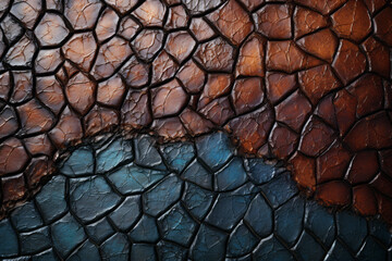 Colorful boa skin, organic surface material texture