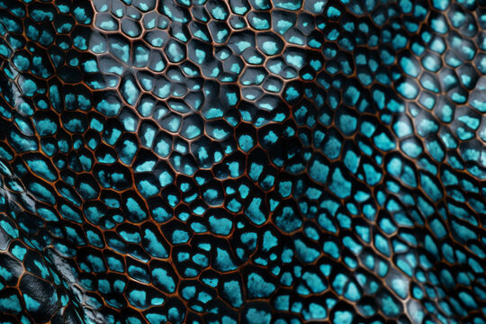 Poison arrow frog skin, organic surface material texture