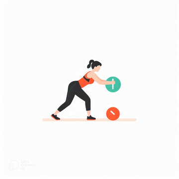 Sportübungs zeichen icon weißer hintergrund Fitness