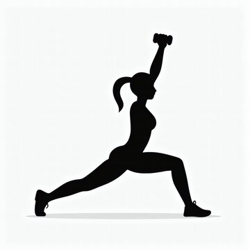 Sportübungs zeichen icon weißer hintergrund Fitness