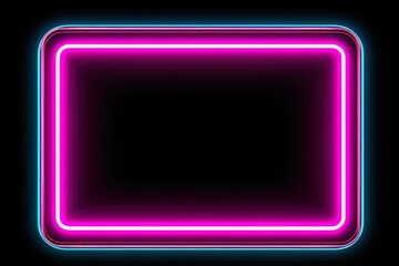 四角いネオンの背景素材02