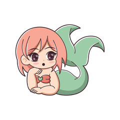 Chibi Anime Character Design Illustration