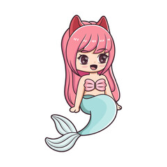 Chibi Anime Character Design Illustration