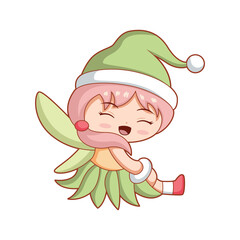 Chibi Anime Character Design Illustration