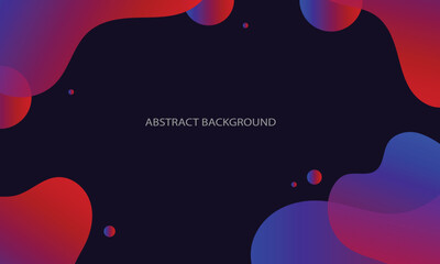 Modern abstract wavy background with vector elements.