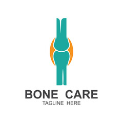 Bone Care Logo, Body Health Vector, joint care logo. Design For Bone Health, Pharmacy, orthopedic Hospital, chiropractic hospital and Health Product Brand