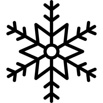 snowflake vector icon design .svg