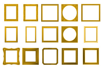 フレームデザイン金色 | Generative AI