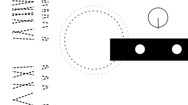 looped animation background. black and white for screensaver